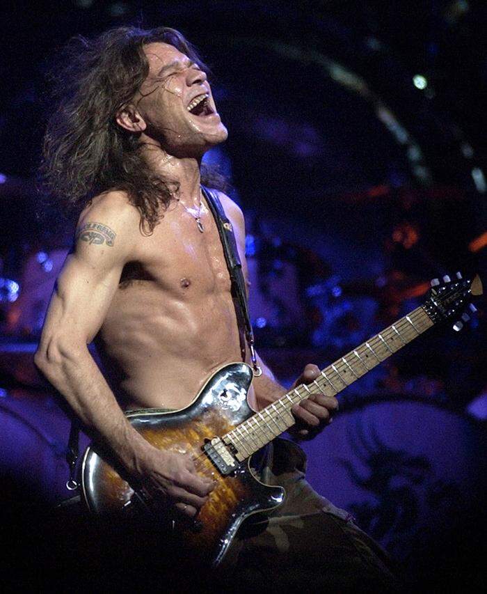 Eddie Van Halen auf einem Archivbild aus dem jahr 2004