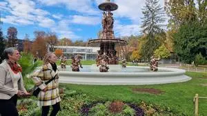 Der Stadtparkbrunnen wurde 1874 von Grazer Bürgern nach Graz geholt