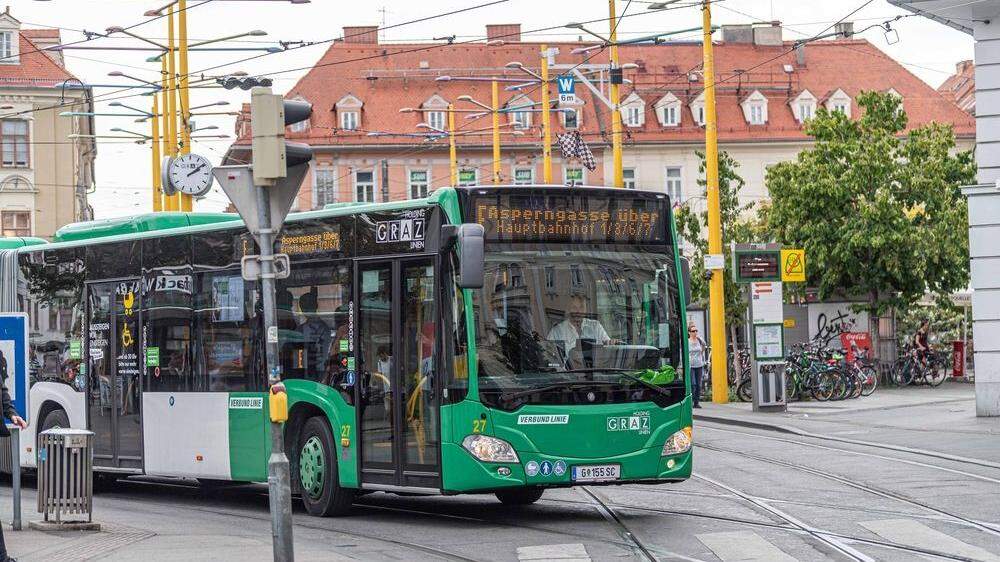 Bus der Graz Linien (Sujet)