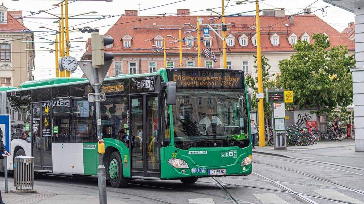 Bus der Graz Linien (Sujet)