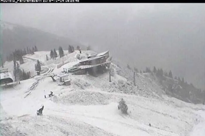 . . . und für die Riesneralm. Auch am Mittwoch soll es in der Obersteiermark wieder schneien.