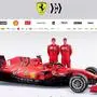 Das neue Ferrari-Modell mit den Piloten Charles Leclerc und Sebastian Vettel