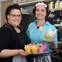 Sabrina Kohlweiss (rechts) und ihre Kollegin Silke Schrott