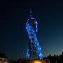 Am Sonntag leuchtete der Pyramidenkogel nicht blau