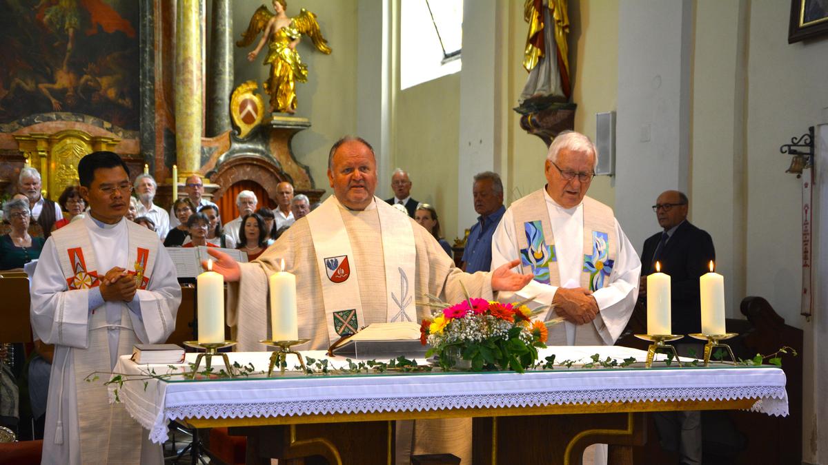 Johannes Fötsch feierte sein Priesterjubiläum bei einem Gottesdienst in der Pfarrkirche Gleinstätten