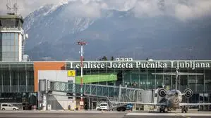 Der Flughafen Ljubljana 