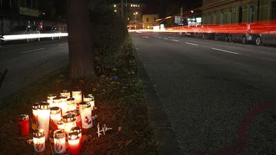 Trauer an der Unfallstelle Sonntagnacht