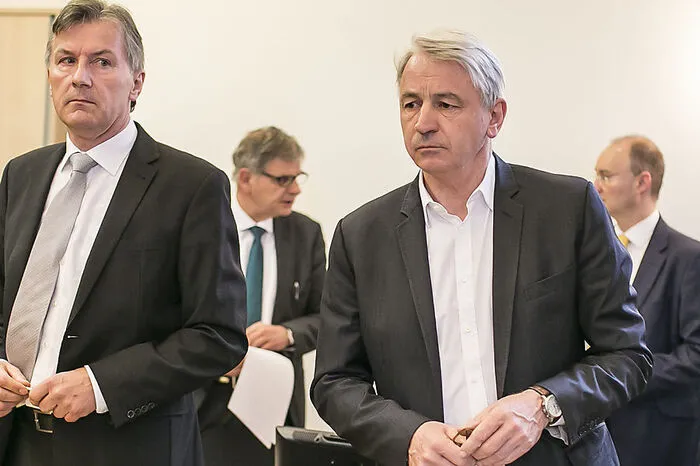 Angeklagte Josef Kircher und Wolfgang Kulterer