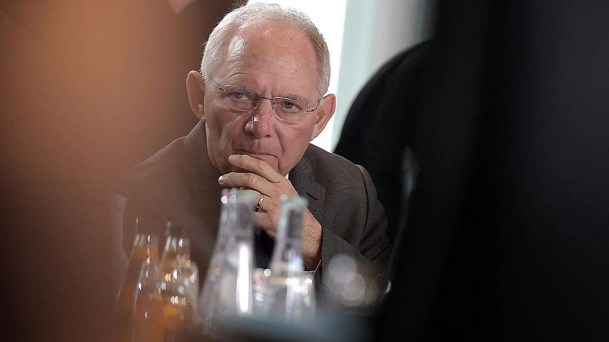 Deutschlands Finanzminister Wolfgang Schäuble