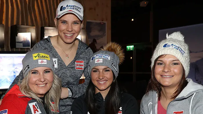 Tamara Tippler, Nicole Schmidhofer, Stephanie Venier und Ramona Siebenhofer