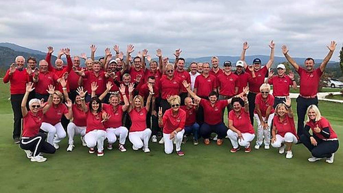 Die Spielerinnen und Spieler des Golfclub St. Veit blicken auf eine starke Saison zurück