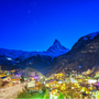 Blick auf das Matterhorn: Das malerische Schweizer Bergdorf Zermatt 