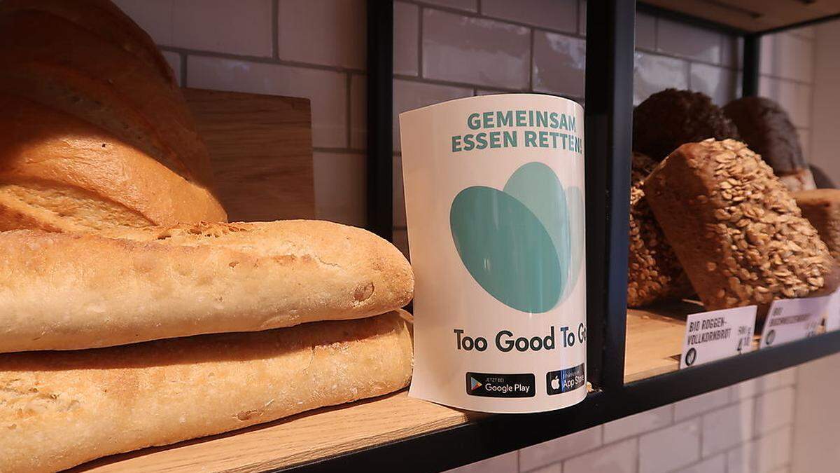 Mit der &quot;Too Good To Go&quot;-App können Lebensmittel vor dem Müll bewahrt werden