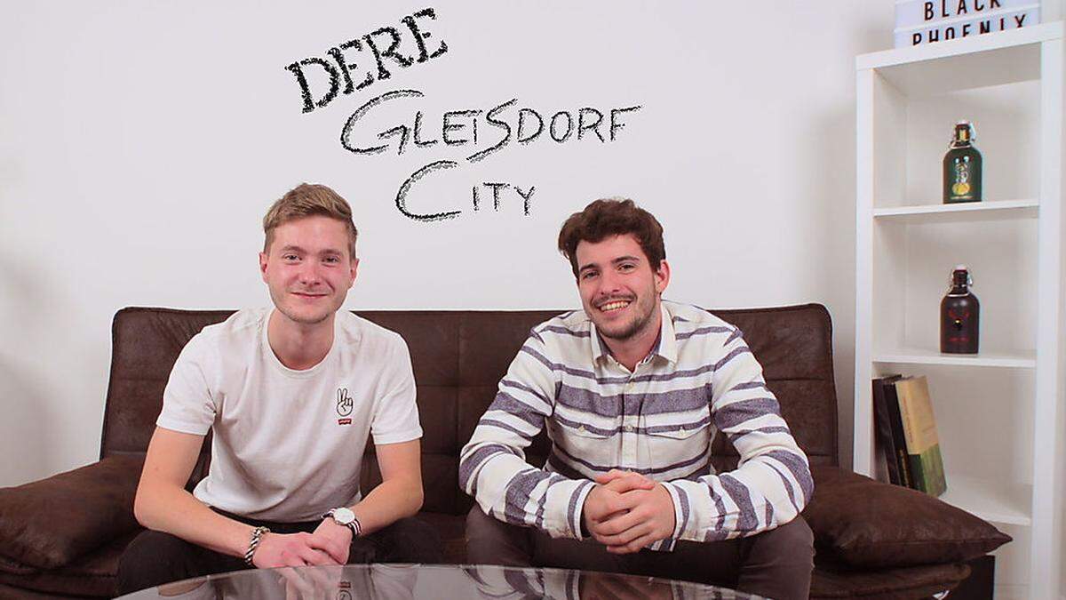 Lukas Spenger (links) und Andrei Bobei stehen hinter dem neuen Gleisdorfer Jugendkanal