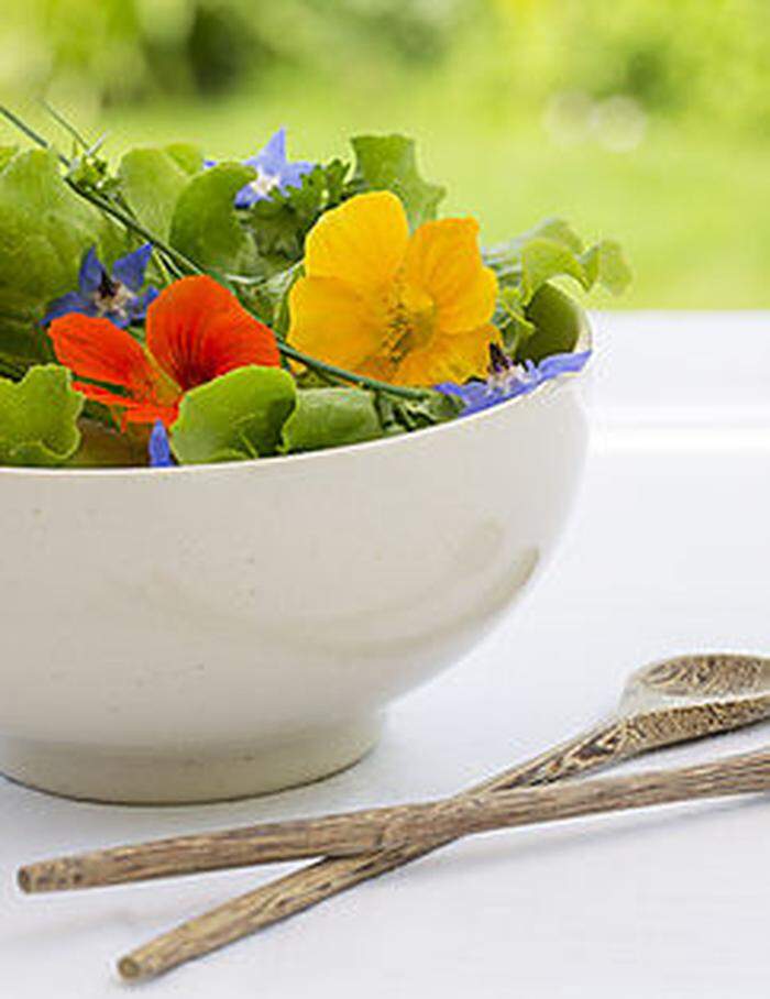 Salat mit Brunnenkresse