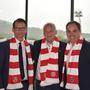 Bürgermeister Matthäus Bachernegg, Vereinspräsident Erwin Fuchs und Robert Schäfer, Leiter des Unternehmens RTC Management & Sports