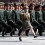 PYONGYANG, NORTH KOREA - SEPTEMBER 9, 2018: Servicemen march during a military parade marking the 70th anniversary of the foundation of North Korea. Alexander Demianchuk/TASS PUBLICATIONxINxGERxAUTxONLY TS08FB4F  