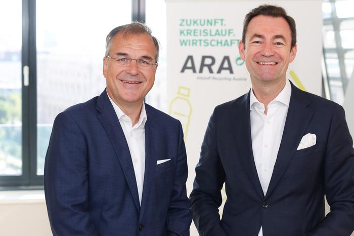 Martin Prieler (ARA Vorstand) und Harald Hauke (ARA Vorstand)