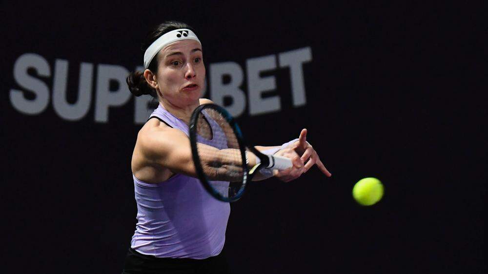 Anastasia Sevastova beim heurigen WTA-Turnier in Cluj 