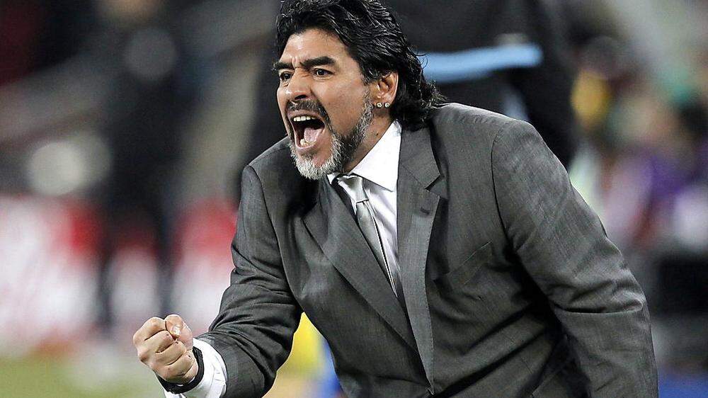 Diego Maradona war schon immer ein Lauter, will in der FIFA aufräumen