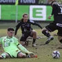 Dario Vizinger sorgte im letzten Spiel gegen Sturm in der 90. Minute für den Siegestreffer