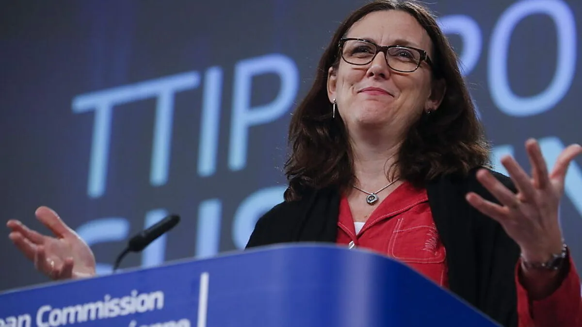 Unterstützung für EU-Kommissarin Malmström kommt nun aus zwölf EU-Ländern