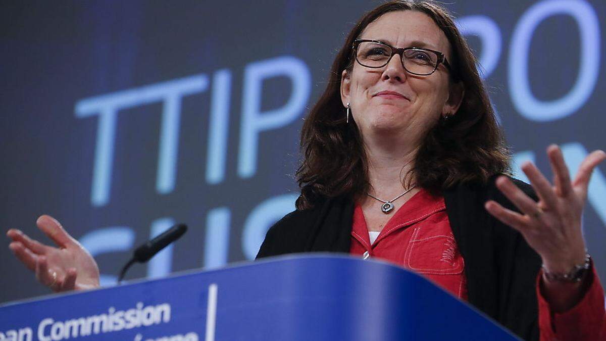 Unterstützung für EU-Kommissarin Malmström kommt nun aus zwölf EU-Ländern