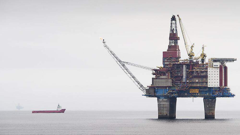 Ölplattform in der norwegischen Nordsee