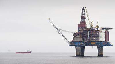 Ölplattform in der norwegischen Nordsee