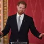 Harry bei der Auslosung für die Rugby-Weltmeisterschaft 2021.