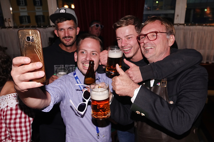 Ein Selfie mit dem Bürgermeister.