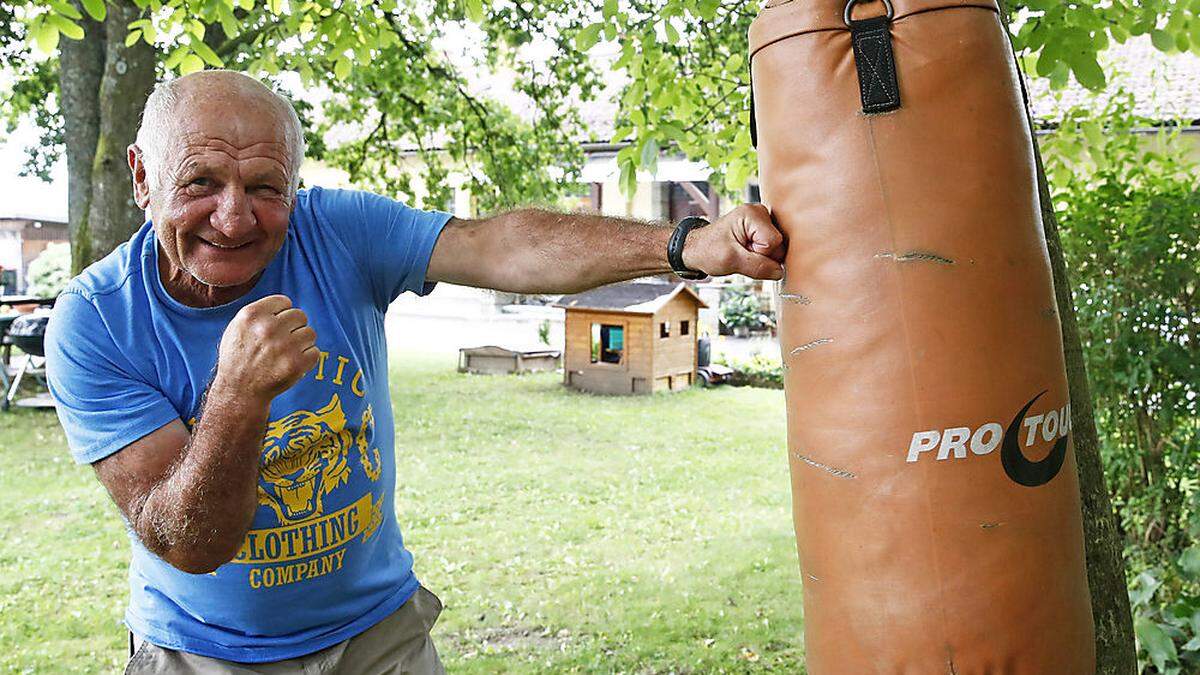 Noch heute gibt Joe „Tiger“ Pachler Box-Unterricht 