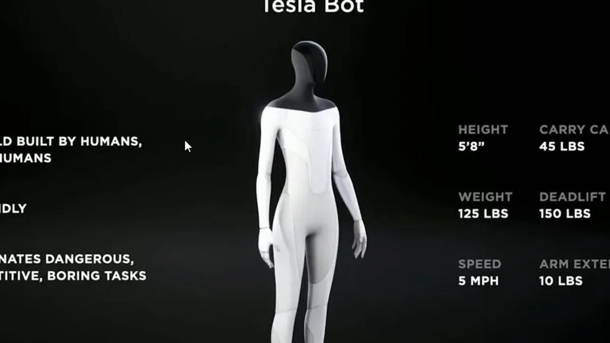 Teslas Roboter-Studie. 