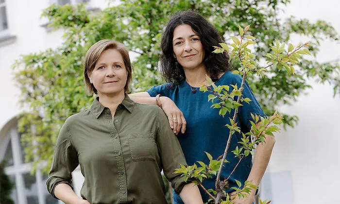 Die Graze Vizebürgermeisterin   Judith Schwentner und Sandra Krautwaschl, Klubobfrau der steirischen Grünen