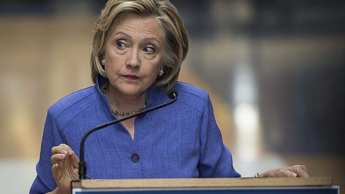 Hillary Clinton war von 2009 bis 2013 US-Außenministerin 