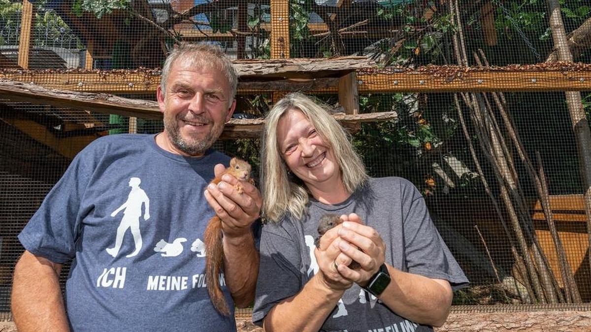 Michael und Sabine Weberberger kümmern sich seit 2021 leidenschaftlich um Wildtiere in der Obersteiermark