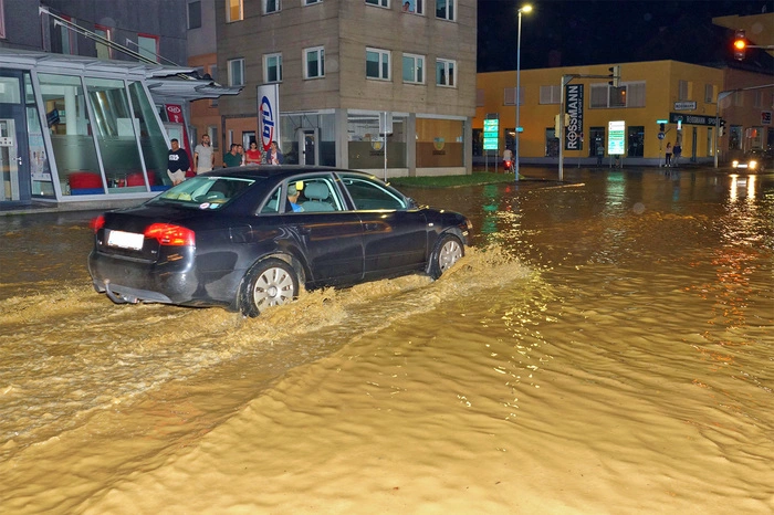 Gleichenberger Straße in Feldbach bzw. ESZ Feldbach