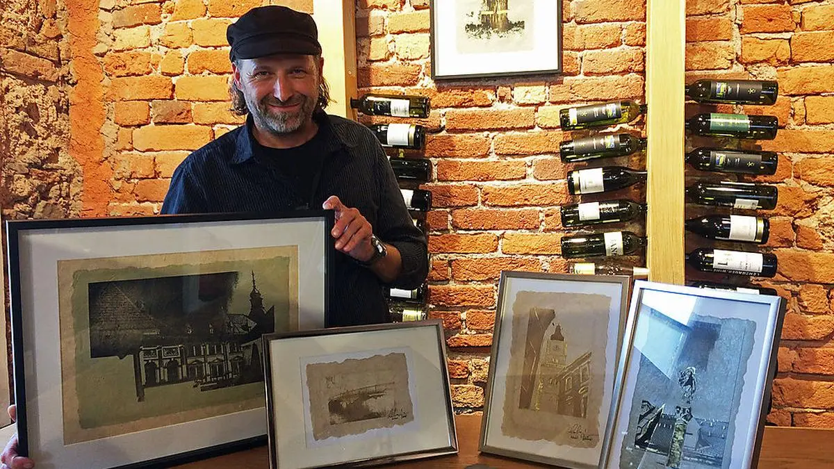 Heimo Luxbacher mit seiner neuen Wolfsberg-Serie