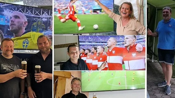 Von links nach rechts: Kurt und Günther Rumpold,Iris Lesitschnig, Clemens Schöffmann, Herbert Wastian und Manfred Kogler
