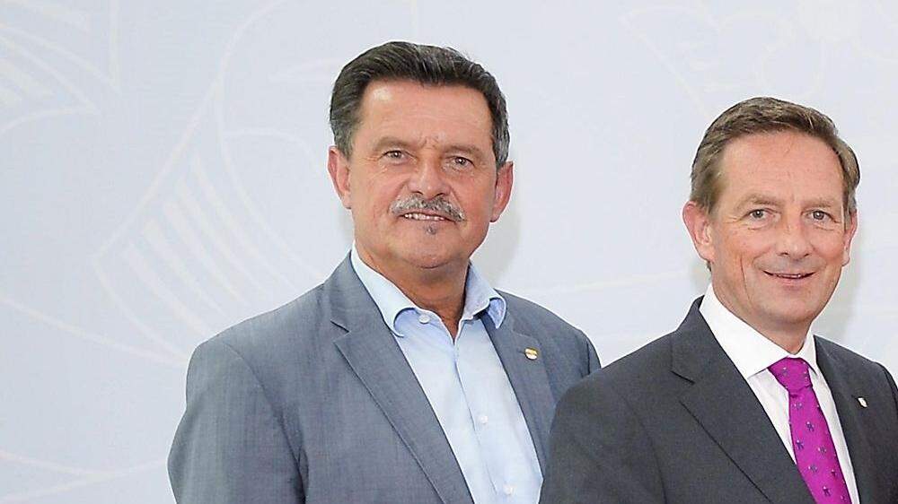 Josef Lobnig (links) könnte für die FPÖ ins Rennen gehen, Christian Benger für die ÖVP