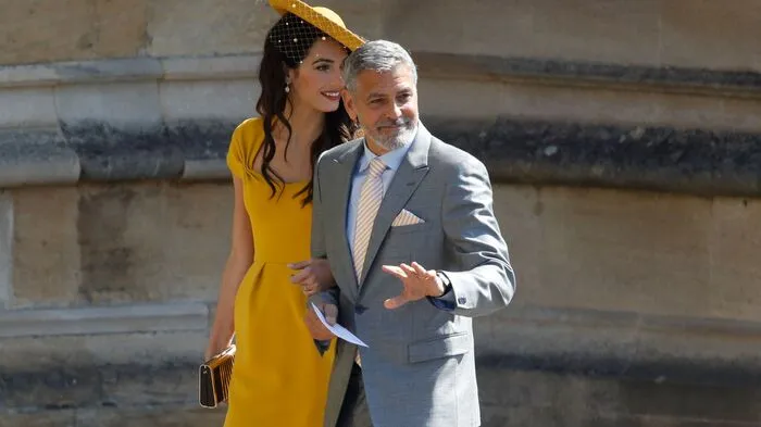 Ziehen alle Blicke auf sich: Menschenrechtsanwältin Amal und ihr Mann, Hollywood-Beau George Clooney ...