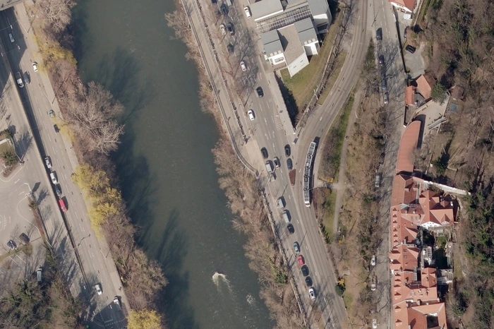 Und hier beim jüngsten Fotoüberflug im März 2019.