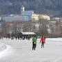 Am Wochenende lädt der Längsee wieder zum Eislaufen