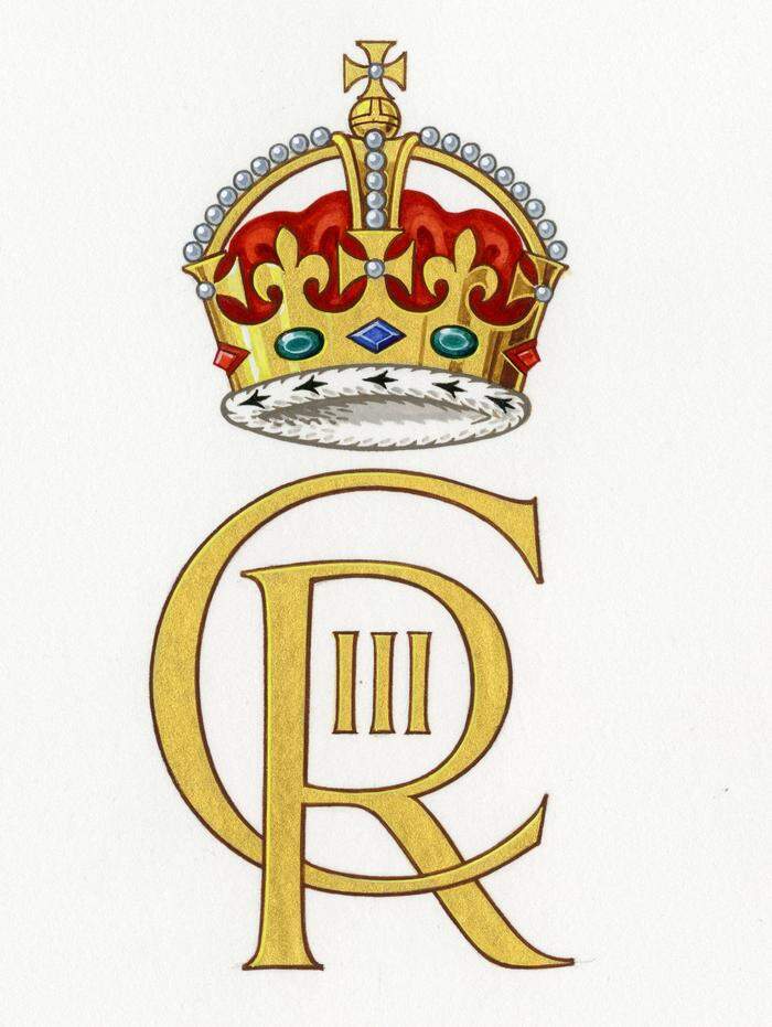 Das Logo von König Charles III.