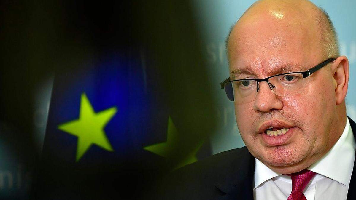 Der deutsche Bundeswirtschaftsminister Peter Altmaier 