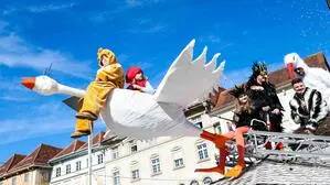 „Nils Holgersson“ flog durch die Herrengasse