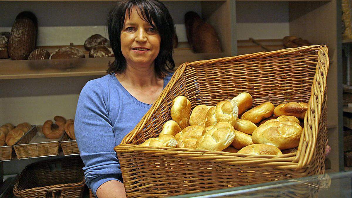 Die neue Inhaberin der Bäckerei Srebre, Claudia Kollmann