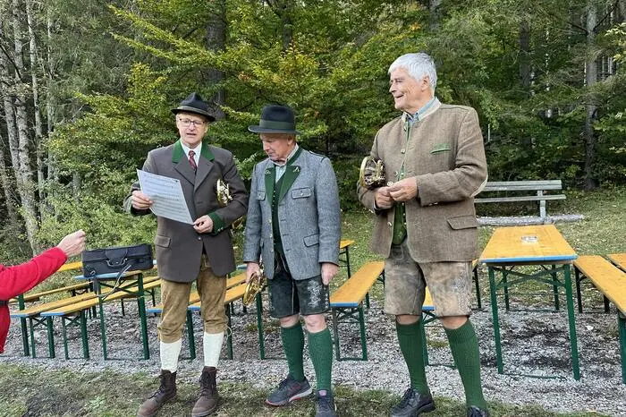 Ihren Abschluss fand die Veranstaltung bei einem Bläserausklang am Seeausfluss