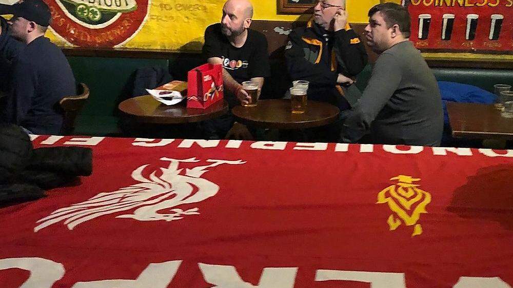 Liverpool-Fans im Salzburger Pub