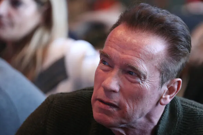 Arnold Schwarzenegger war auch heuer wieder dabei und feuerte die Athleten an.